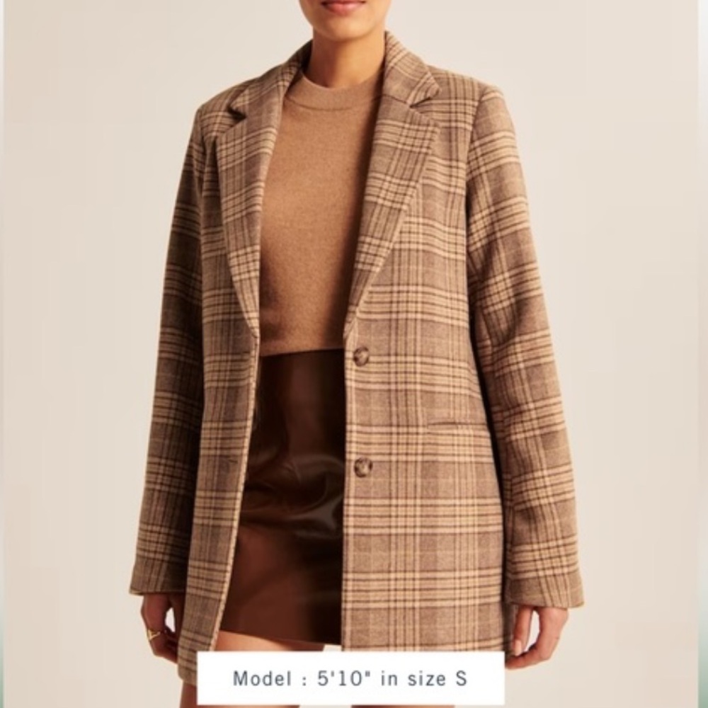 Abercrombie Heavyweight Wool-Blend Blazer Coat